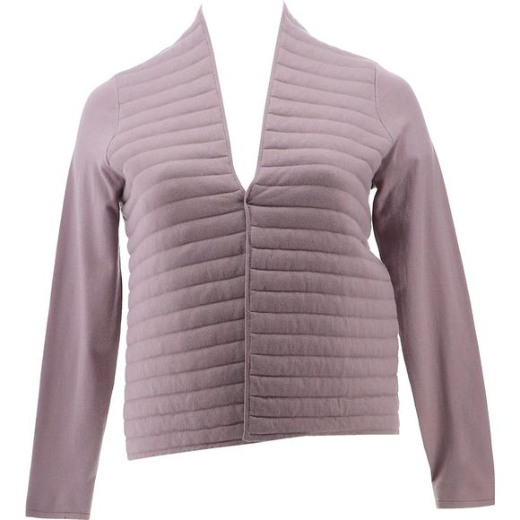 WynneLayers Sweaters Wynnelayers Quilted Soft Knit Sweater Jacket